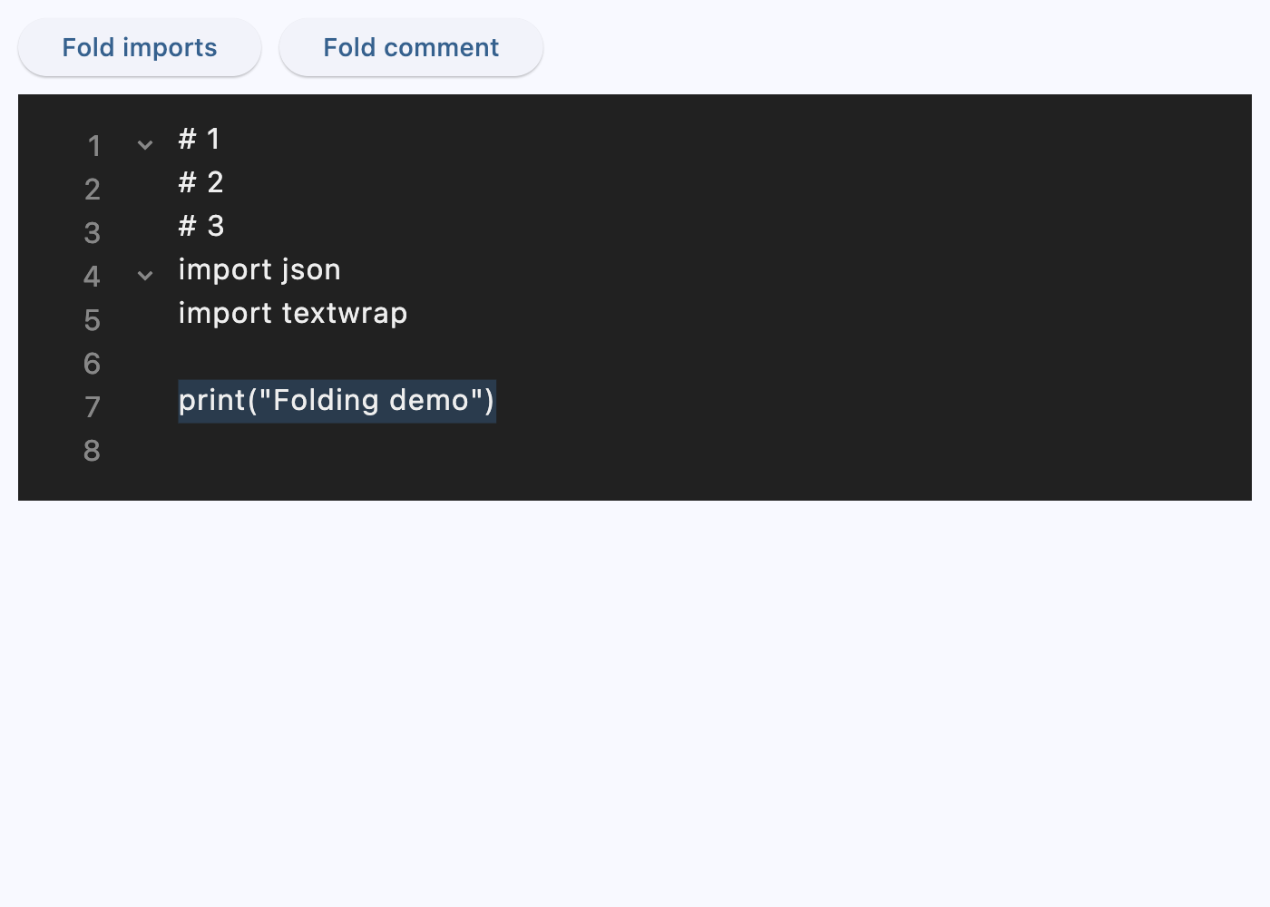 CodeEditor - Flet